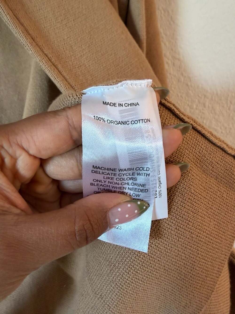 Quince 100% Organic Cotton Knit Blazer in Camel Size S - Picture 5 of 6